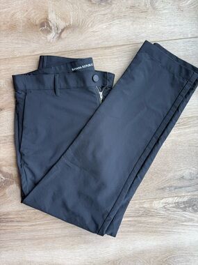 Banana Republic Men's Charcoal Black Stretch Chinos